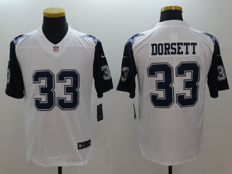 Men's Dallas Cowboys Tony Dorsett #33 White Game Jersey1 football jersey product view 1