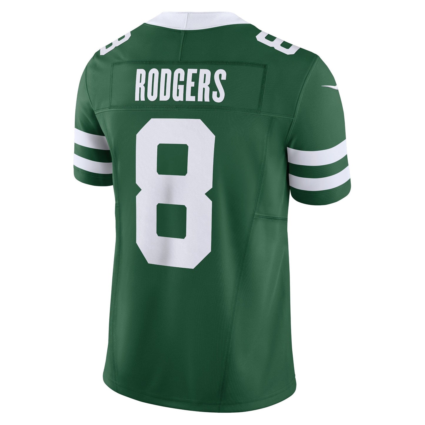 Aaron Rodgers New York Jets Nike Vapor F.U.S.E. Limited Jersey - Legacy Green football jersey product view 3