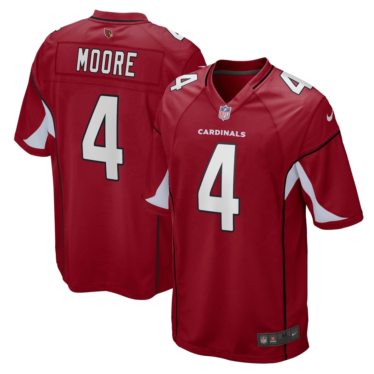 Rondale Moore Arizona Cardinals Nike Team Game Jersey - Cardinal football jersey product view 1