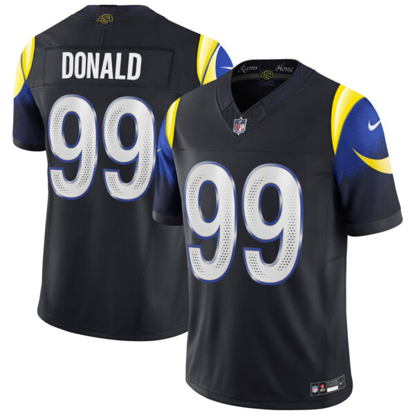Aaron Donald Los Angeles Rams 2025 Rivalries Collection Jersey - Midnight Blue football jersey product view 1