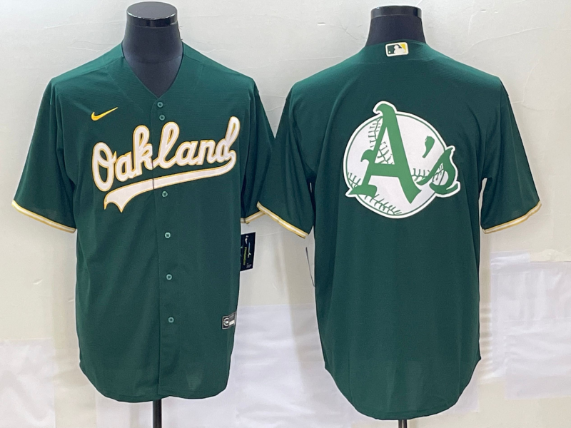 Men's Oakland Athletics Kelly Green Alternate Replica Team Jersey1 baseball jersey product view 1