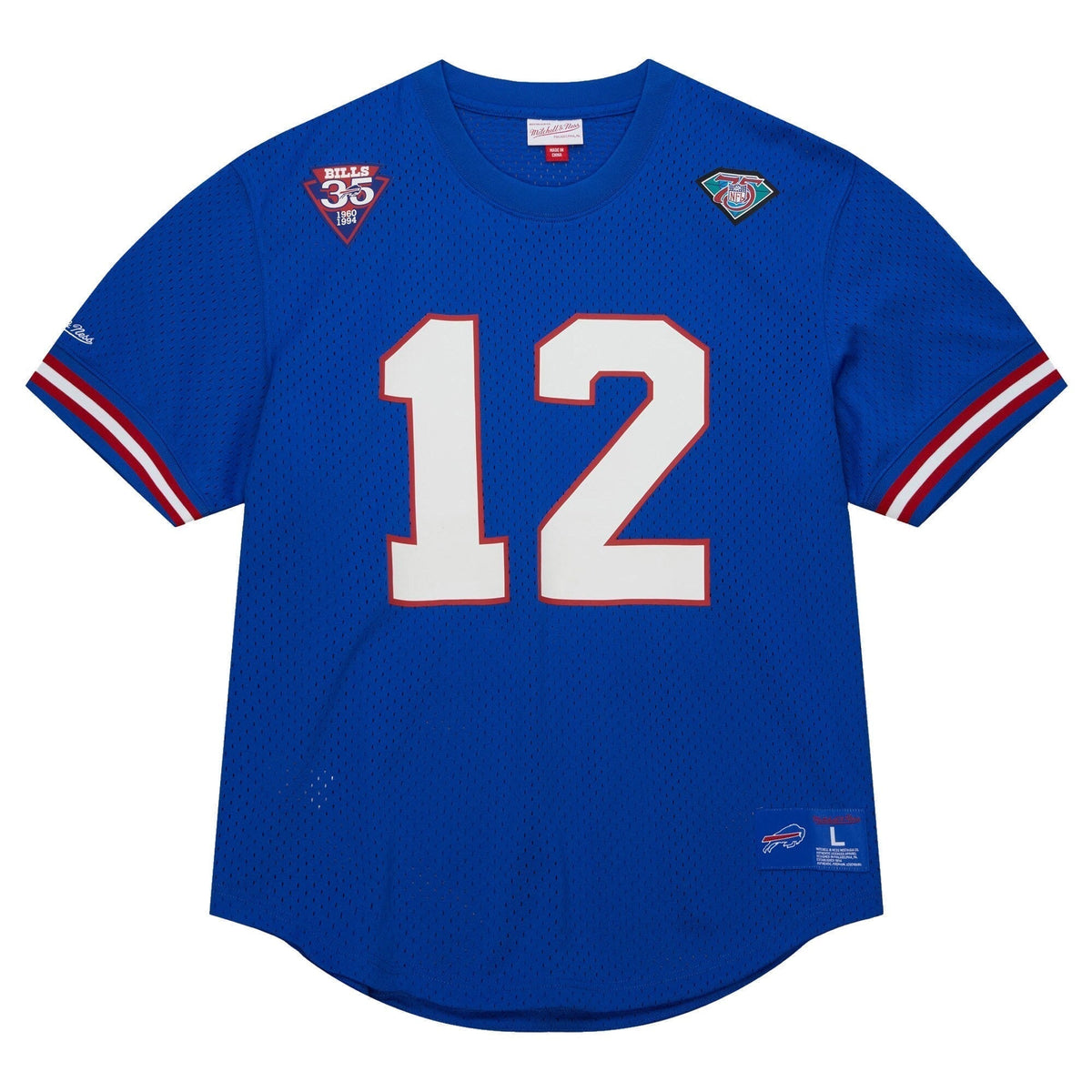 Bills Buffalo Bills Mesh Crew football jersey product view 2