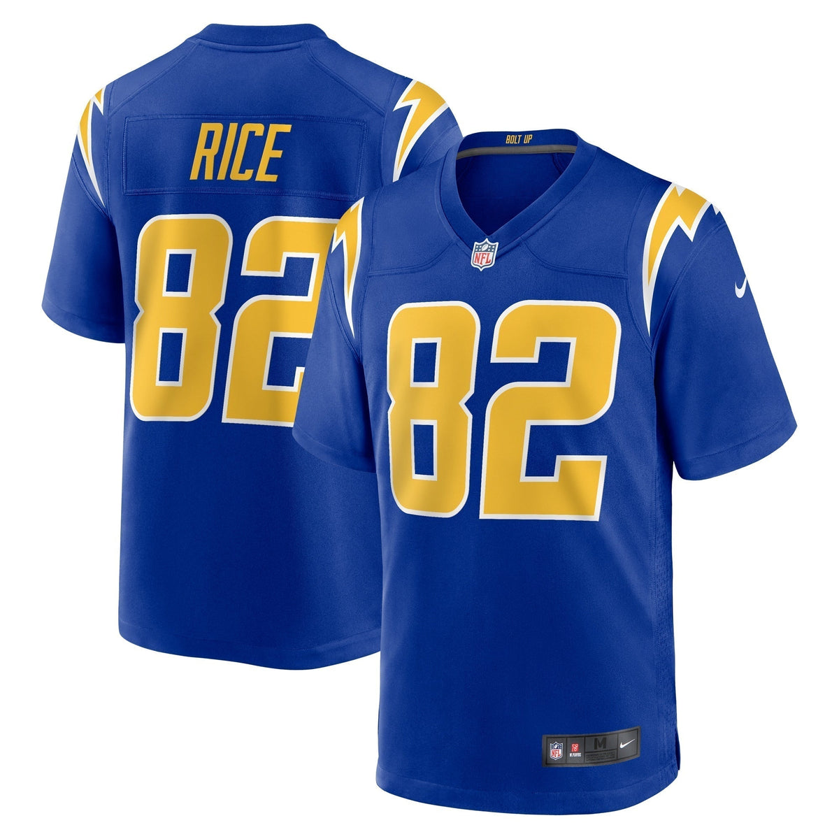 Brenden Rice Los Angeles Chargers Nike 2nd Alternate Game Jersey - Royal football jersey product view 1