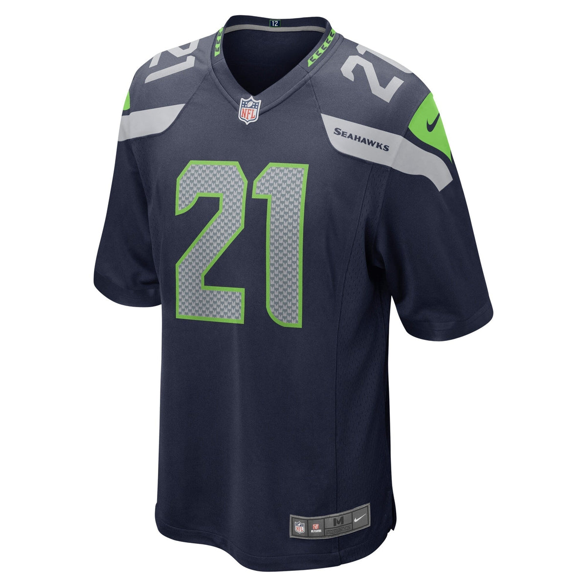Devon Witherspoon Seattle Seahawks Nike 2023 NFL Draft First Round Pick Game Jersey - College Navy football jersey product view 2