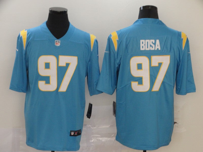 Men's Los Angeles Chargers Joey Bosa #97 Powder Blue Game Player Jersey1 football jersey product view 1