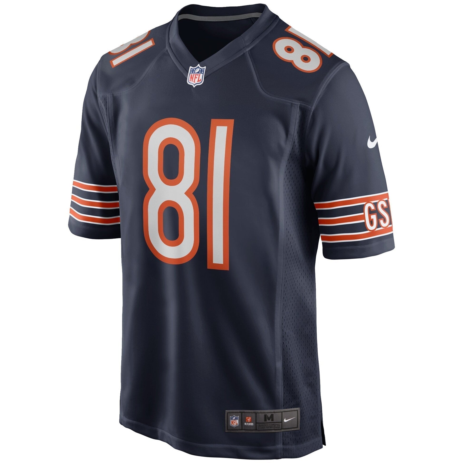Doug Atkins Chicago Bears Nike Game Retired Jersey - Navy football jersey product view 2