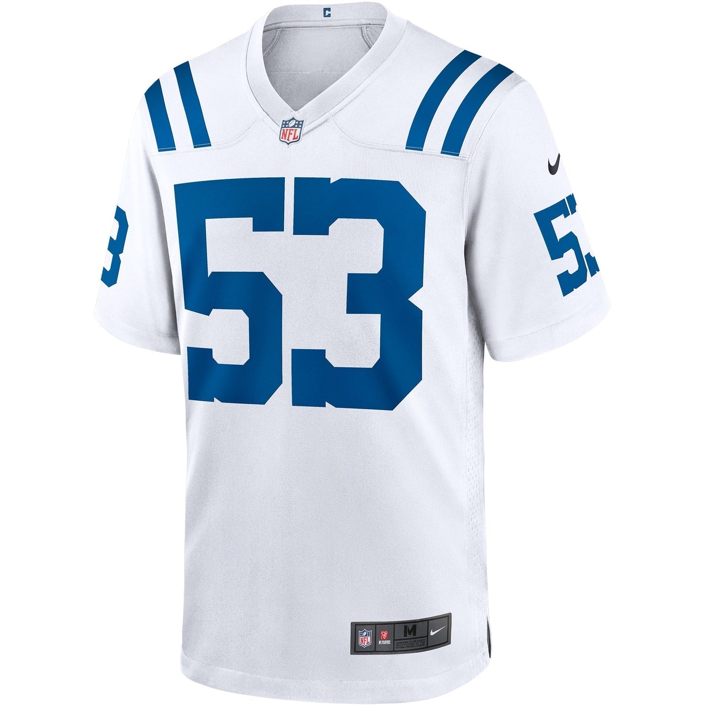 Shaquille Leonard Indianapolis Colts Nike Game Jersey - White football jersey product view 2