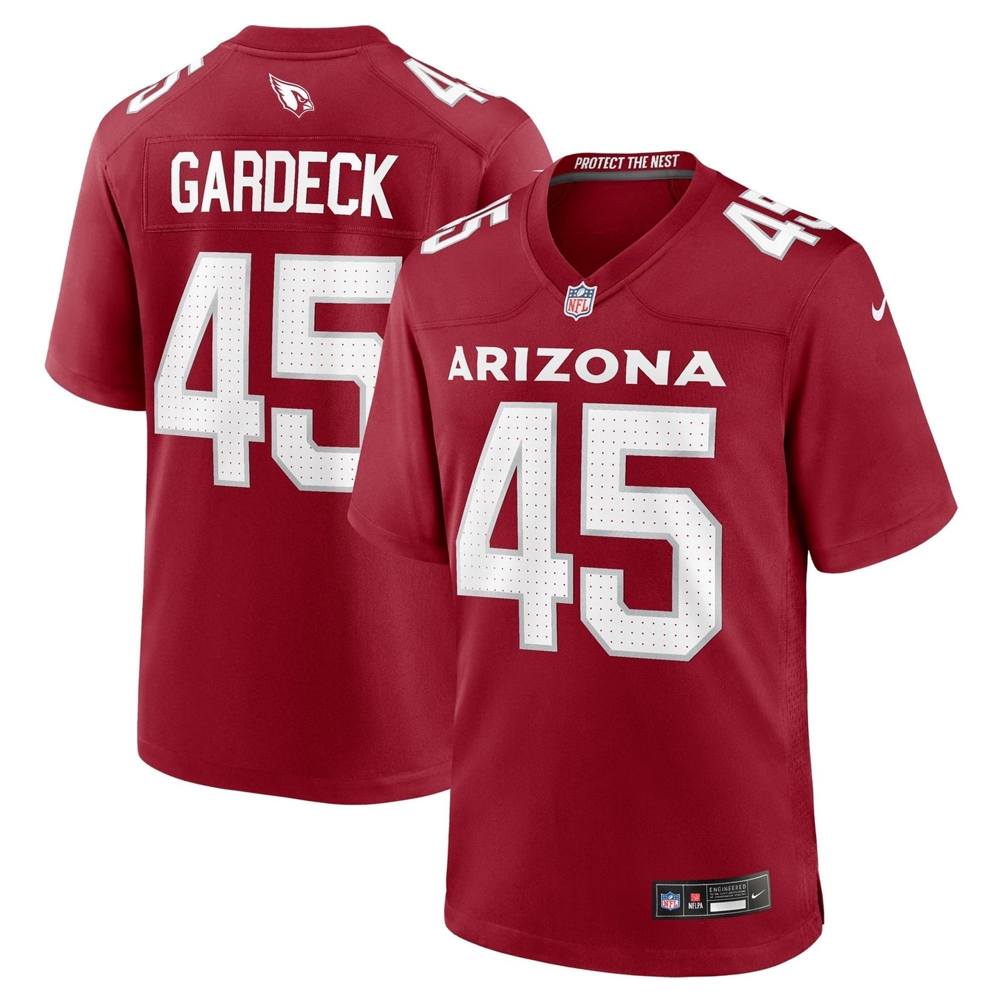 Dennis Gardeck Arizona Cardinals Nike Team Game Jersey - Cardinal football jersey product view 1