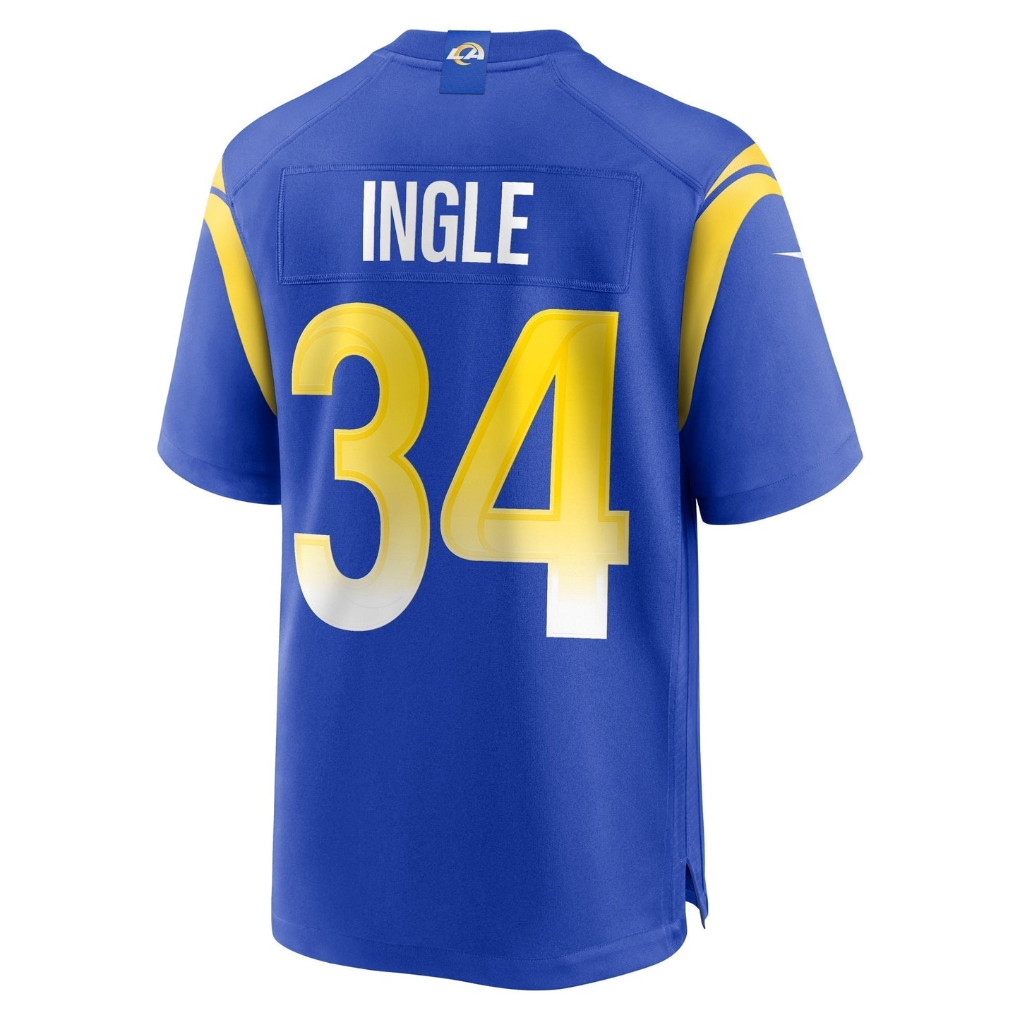 Tanner Ingle Los Angeles Rams Nike Home Game Jersey - Royal football jersey product view 3