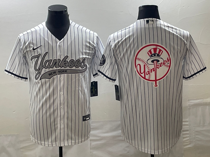 Men's New York Yankees White Team Jersey1 Joint Edition baseball jersey product view 1