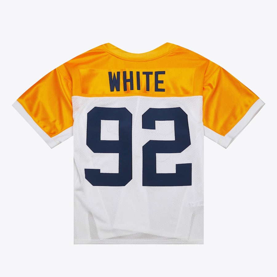 Men's Reggie White White Green Bay Packers 1994 Authentic Jersey football jersey product view 2