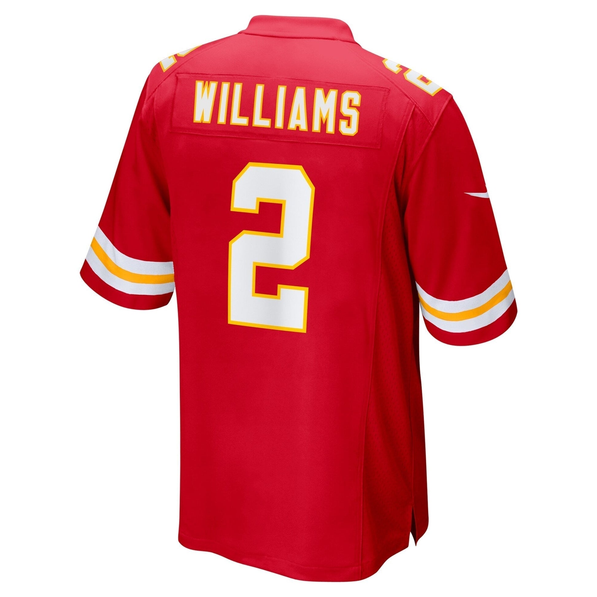 Joshua Williams Kansas City Chiefs Nike Game Jersey - Red football jersey product view 3