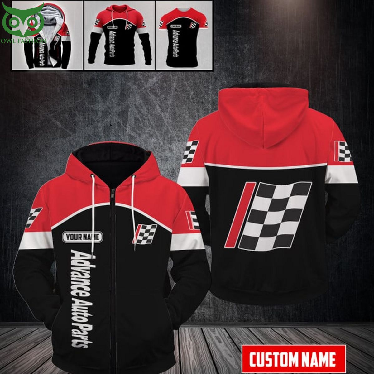 Advance Auto Parts Custom Name - Adult & Kids T-Shirts, Sweatshirts & Hoodies apparel design preview 1