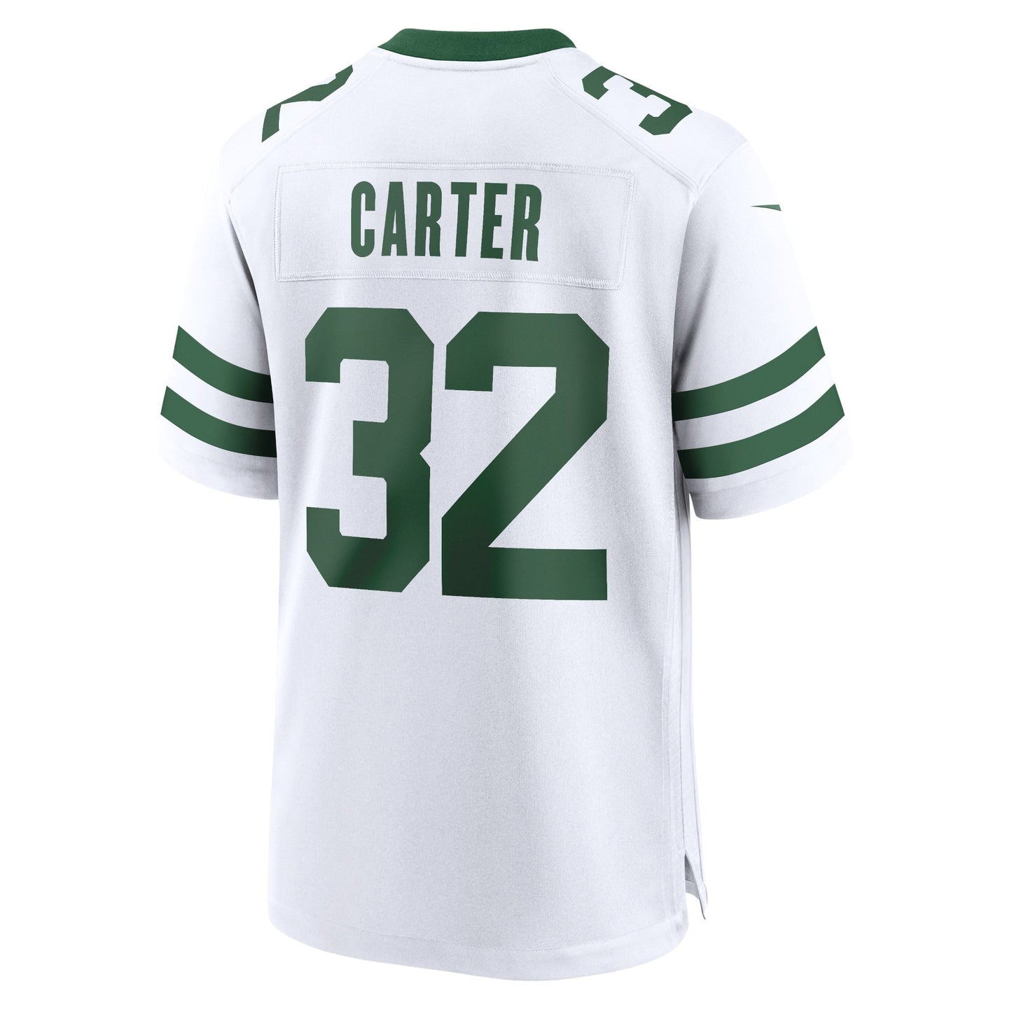 Michael Carter New York Jets Nike Game Jersey - Legacy White football jersey product view 3