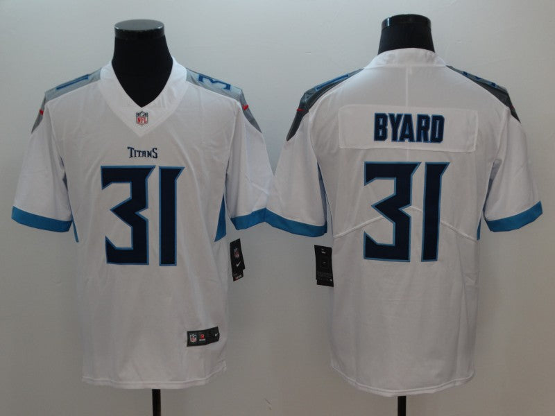 Men's Tennessee Titans Kevin Byard #31 White Game Jersey1 football jersey product view 1
