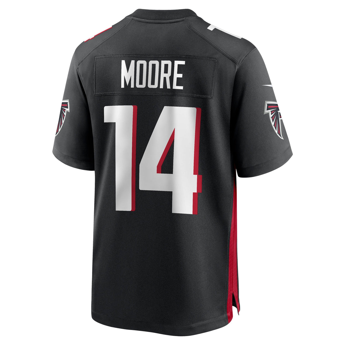 Rondale Moore Atlanta Falcons Nike Team Game Jersey - Black football jersey product view 3