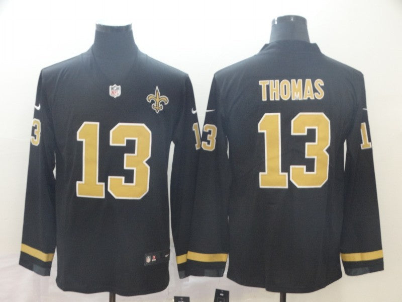Men's New Orleans Saints #13 Michael Thomas Black Player Jersey1 football jersey product view 1