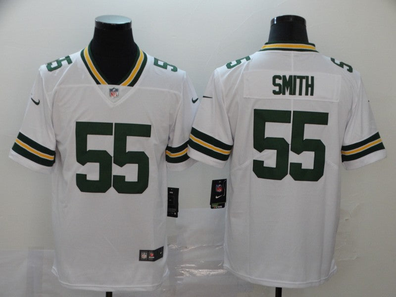 Men's Green Bay Packers Za'Darius Smith #55 White Game Jersey1 football jersey product view 1