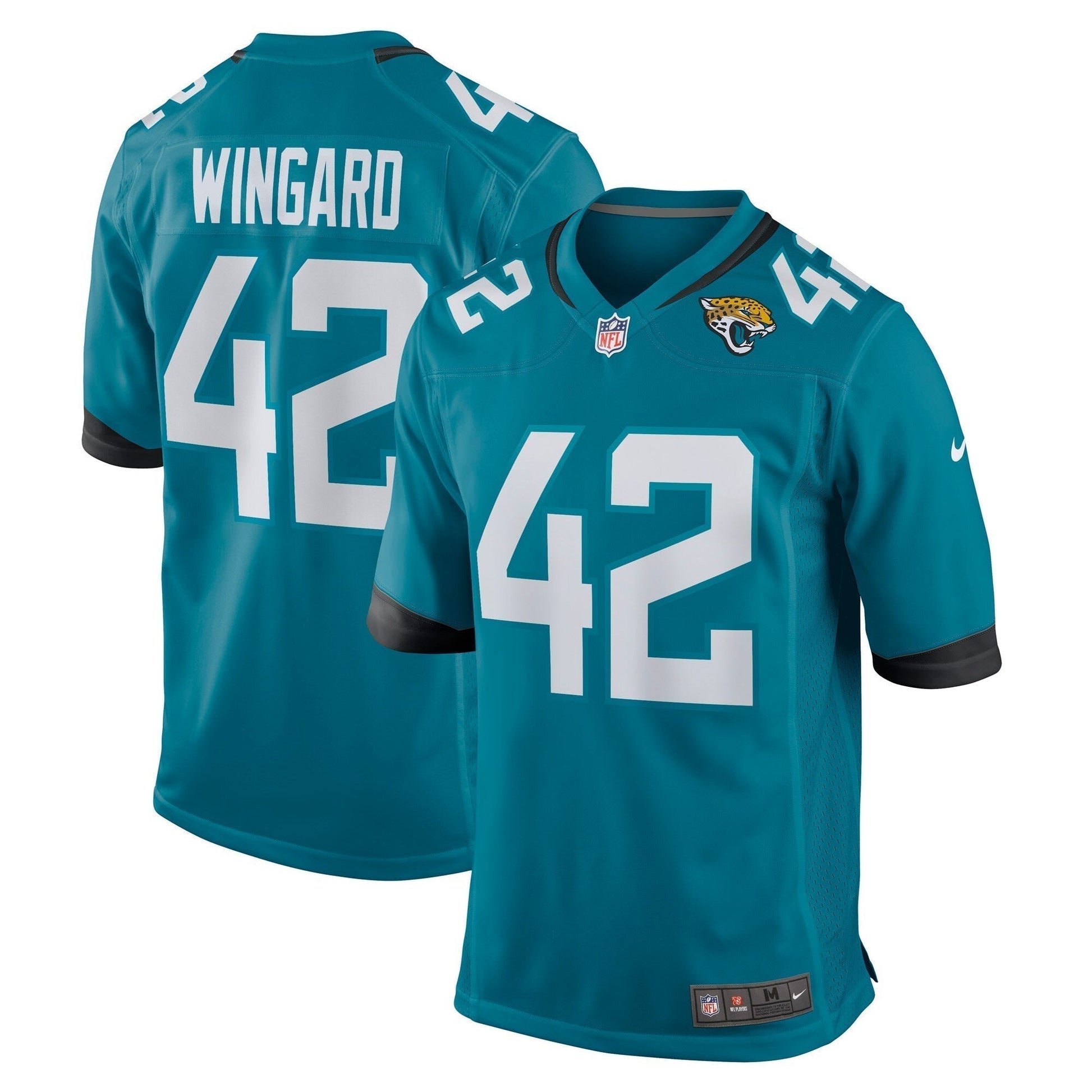 Andrew Wingard Jacksonville Jaguars Nike Game Jersey - Teal football jersey product view 1