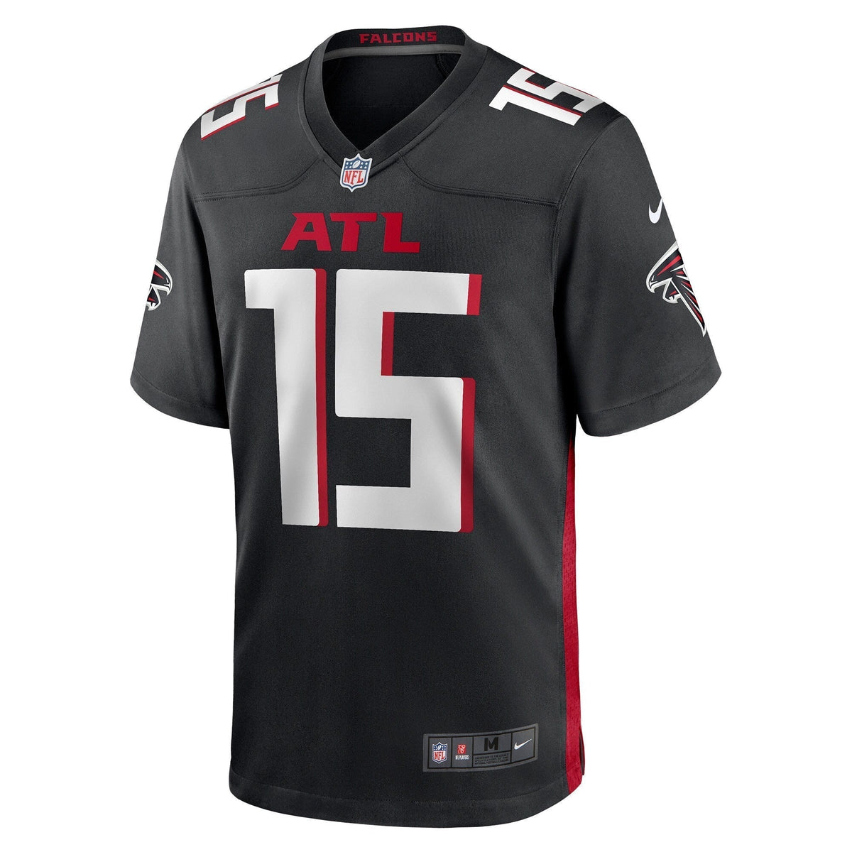 Feleipe Franks Atlanta Falcons Nike Game Jersey - Black football jersey product view 2