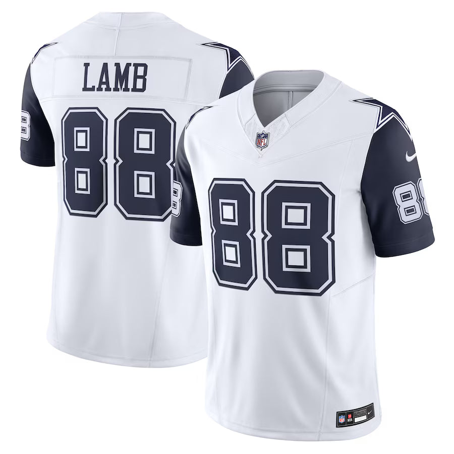 CeeDee Lamb Dallas Cowboys Jersey - White football jersey product view 1