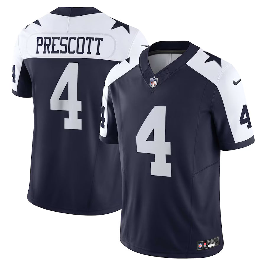 Dak Prescott Dallas Cowboys Alternate Jersey - Navy football jersey product view 1