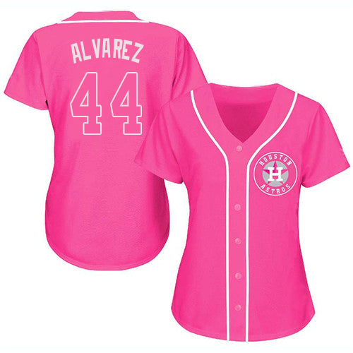 Baseball Jersey Houston Astros Yordan alvarez Pink Fashion Stitched Jerseys baseball jersey product view 1