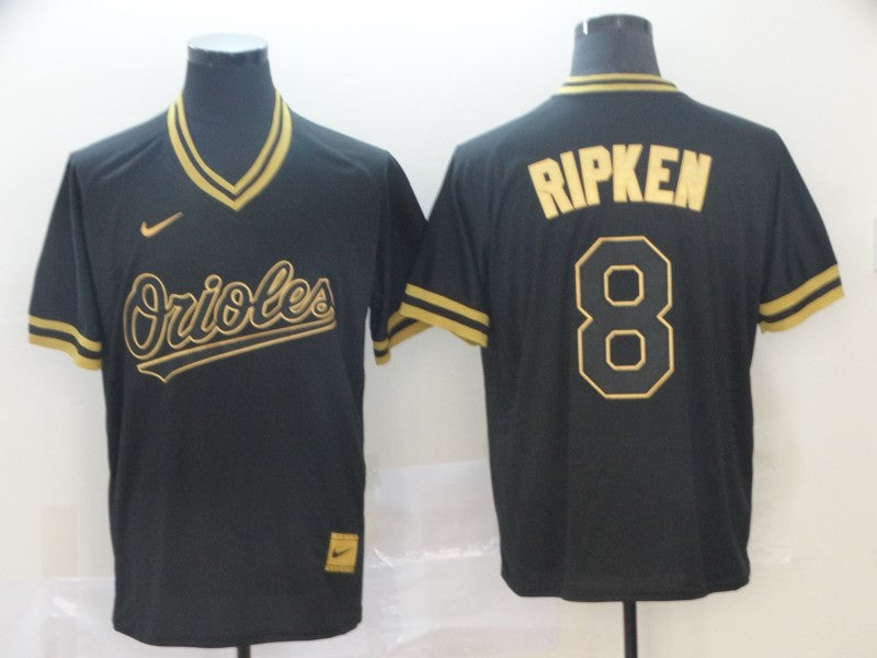 Men's Baltimore Orioles Cal Ripken Jr. #8 Black Authentic Player Jersey1 baseball jersey product view 1