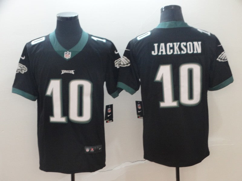 Men's Philadelphia Eagles Desean Jackson #10 Black Game Jersey1 football jersey product view 1