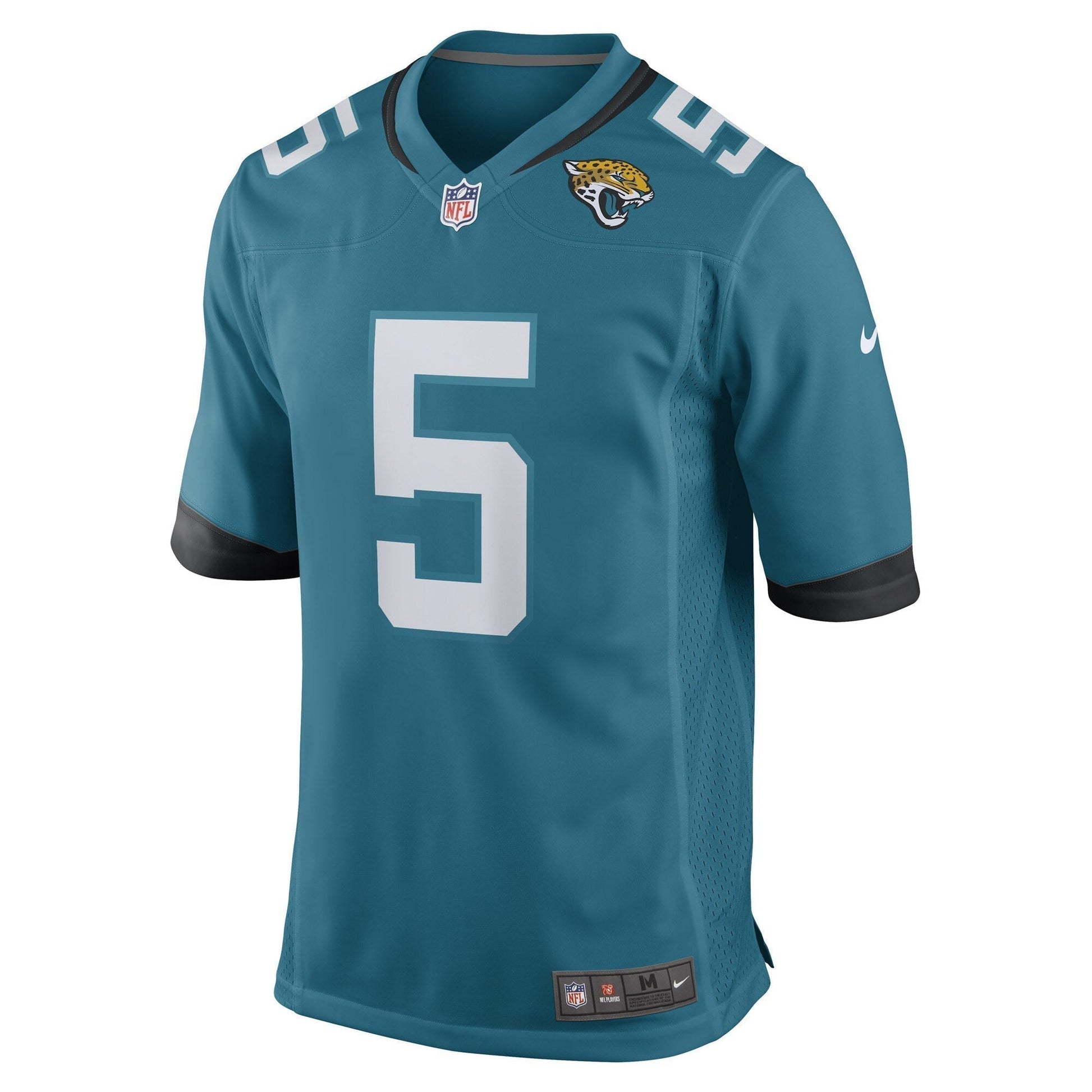 Andre Cisco Jacksonville Jaguars Nike Game Jersey - Teal football jersey product view 2