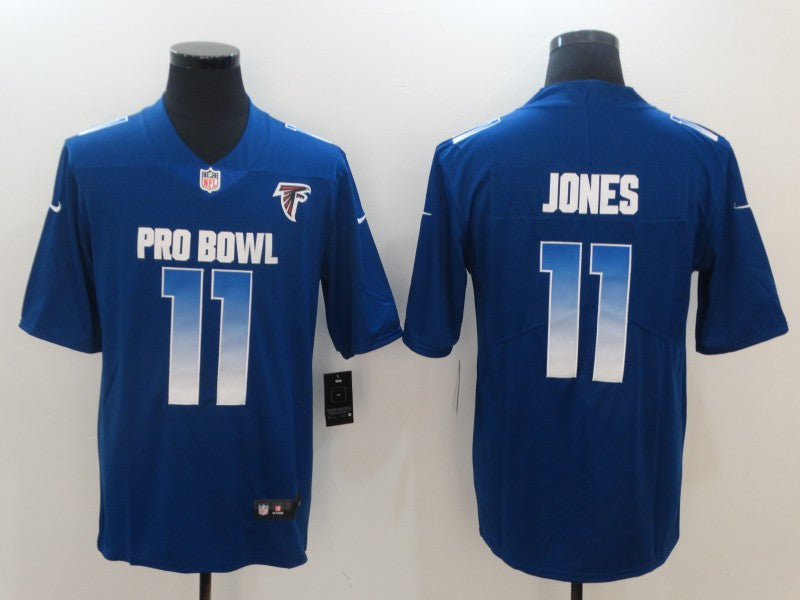 Men's Atlanta Falcons Julio Jones #11 Blue Game Jersey1 football jersey product view 1