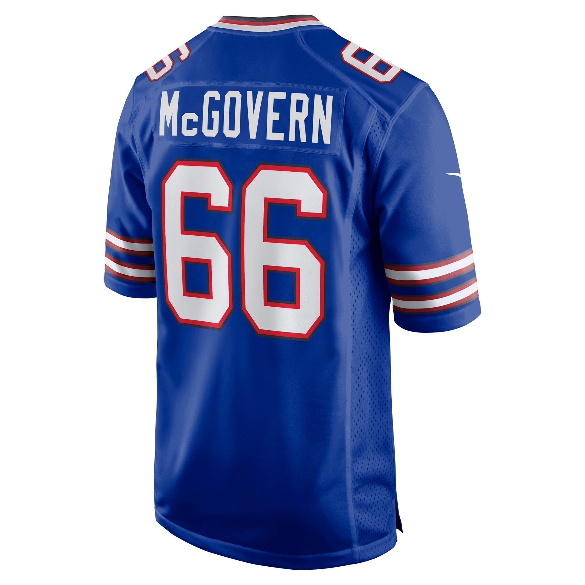 Connor McGovern Buffalo Bills Nike Game Jersey - Royal football jersey product view 3