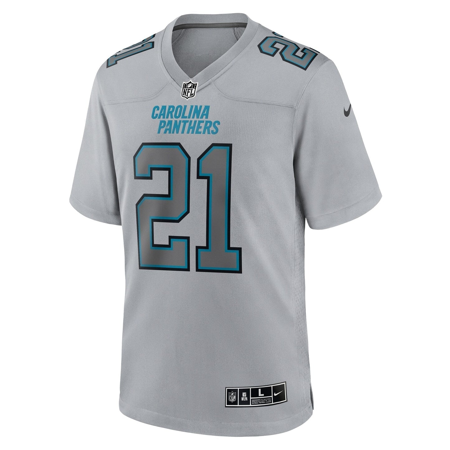 Jeremy Chinn Carolina Panthers Nike Atmosphere Fashion Game Jersey - Gray football jersey product view 2