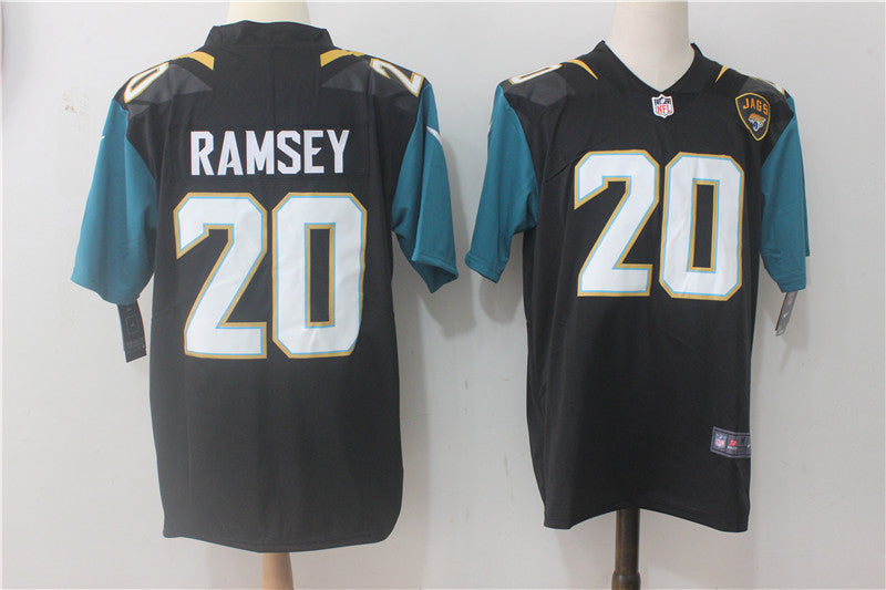 Men's Jacksonville Jaguars Jalen Ramsey #20 Black Alternate Player Game Jersey1 football jersey product view 1