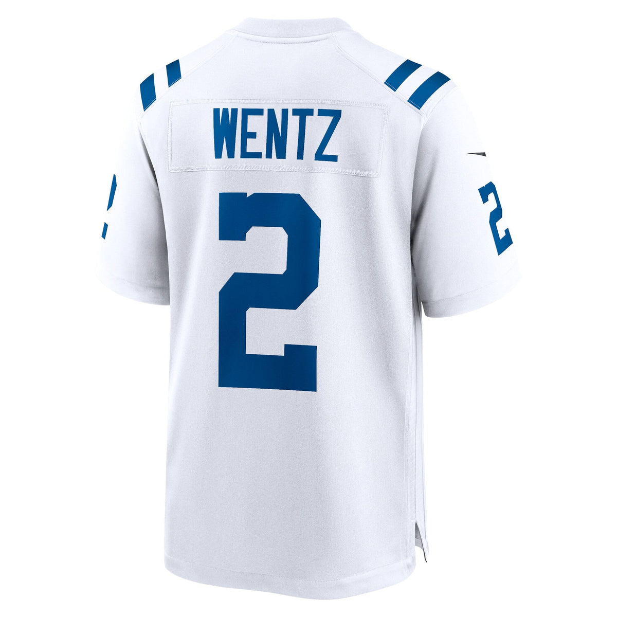Carson Wentz Indianapolis Colts Nike Game Jersey - White football jersey product view 3