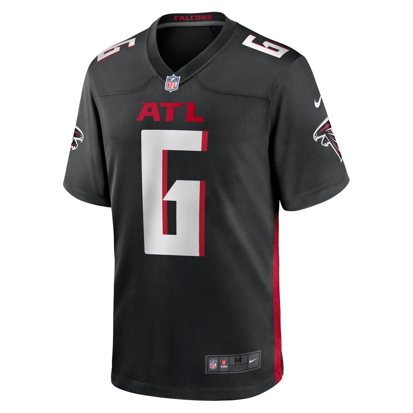 Younghoe Koo Atlanta Falcons Nike Team Game Jersey - Black football jersey product view 2