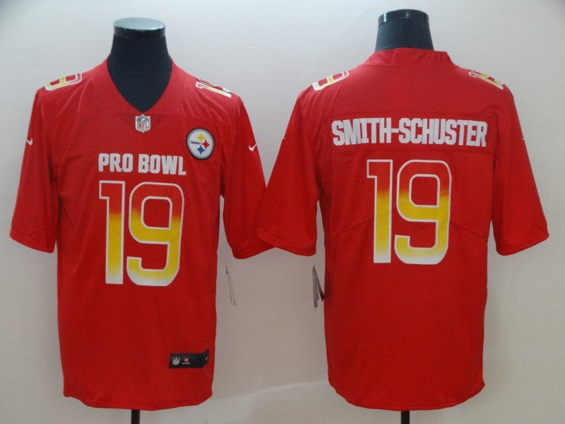 Men's Pittsburgh Steelers JuJu Smith-Schuster #19 Red Game Jersey1 football jersey product view 1