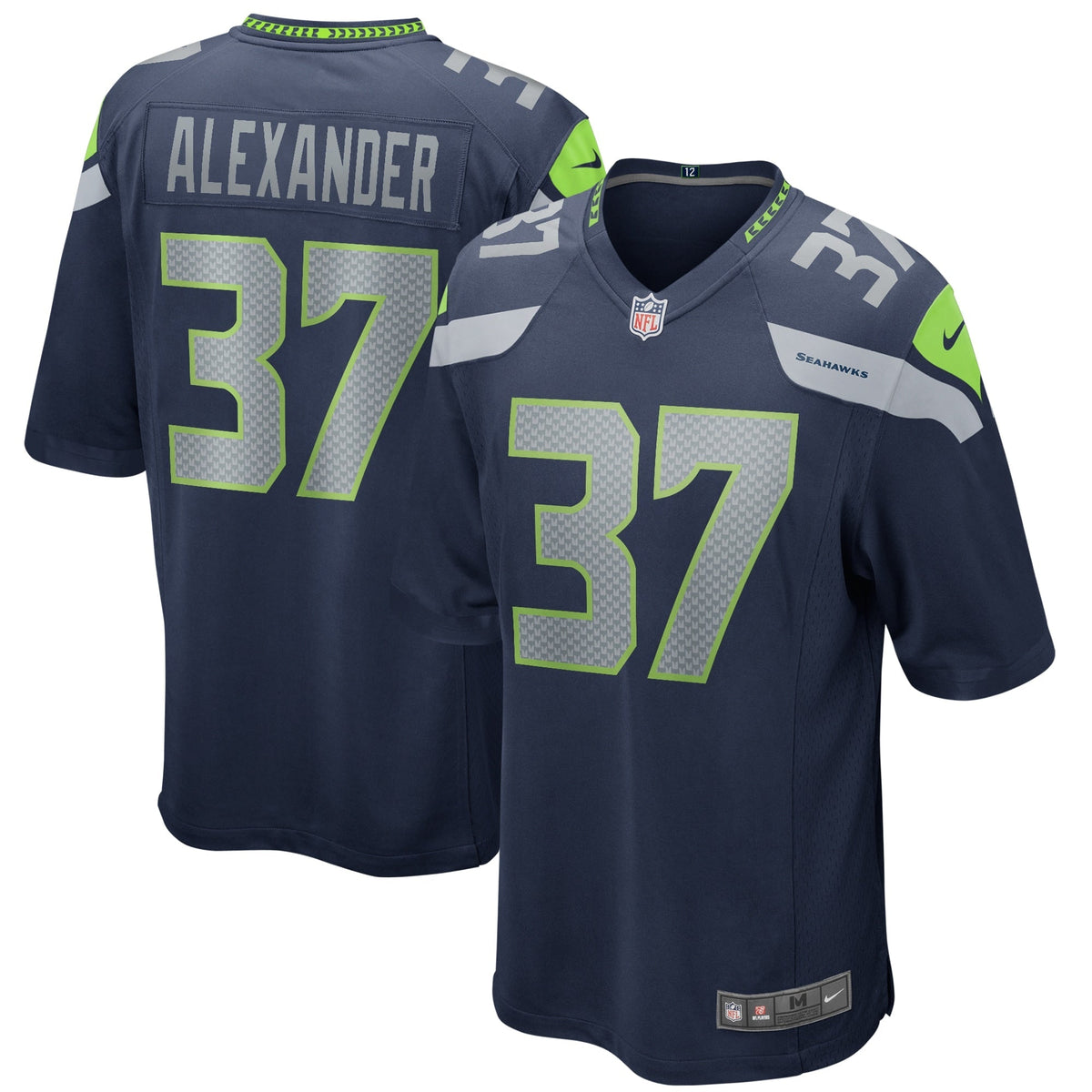 Shaun Alexander Seattle Seahawks Nike Game Retired Jersey - College Navy football jersey product view 1