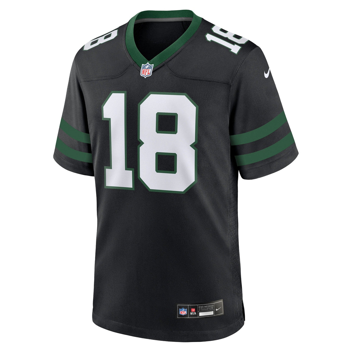 Mike Williams New York Jets Nike Alternate Game Jersey ��������������������������� Legacy Black football jersey product view 2