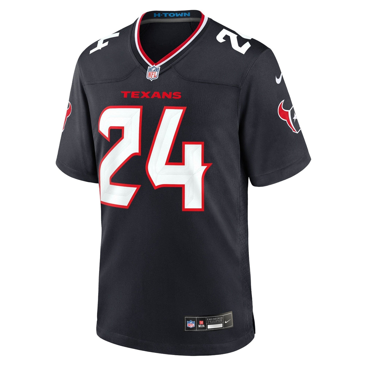 Derek Stingley Jr. Houston Texans Nike Game Jersey - Navy football jersey product view 2