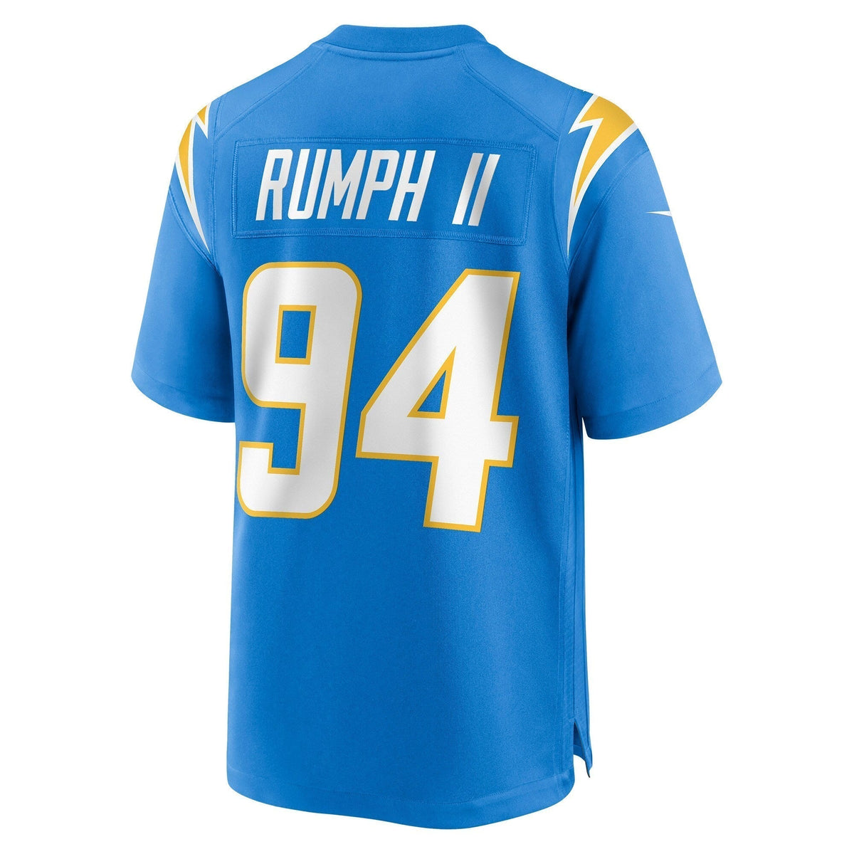 Chris Rumph II Los Angeles Chargers Nike Game Jersey - Powder Blue football jersey product view 3
