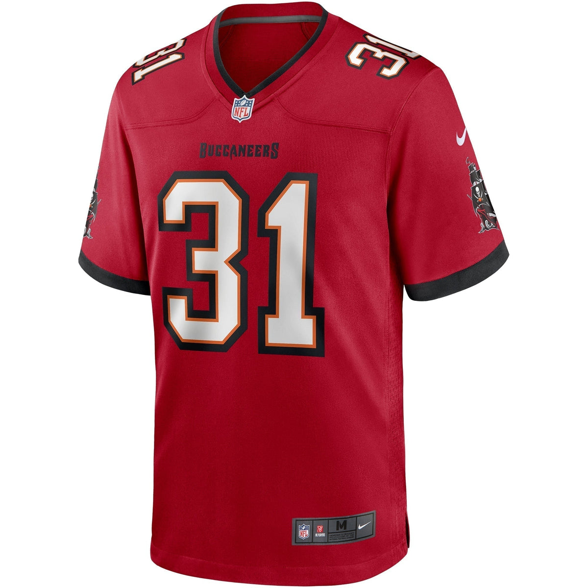 Antoine Winfield Jr. Tampa Bay Buccaneers Nike Game Jersey - Red football jersey product view 2