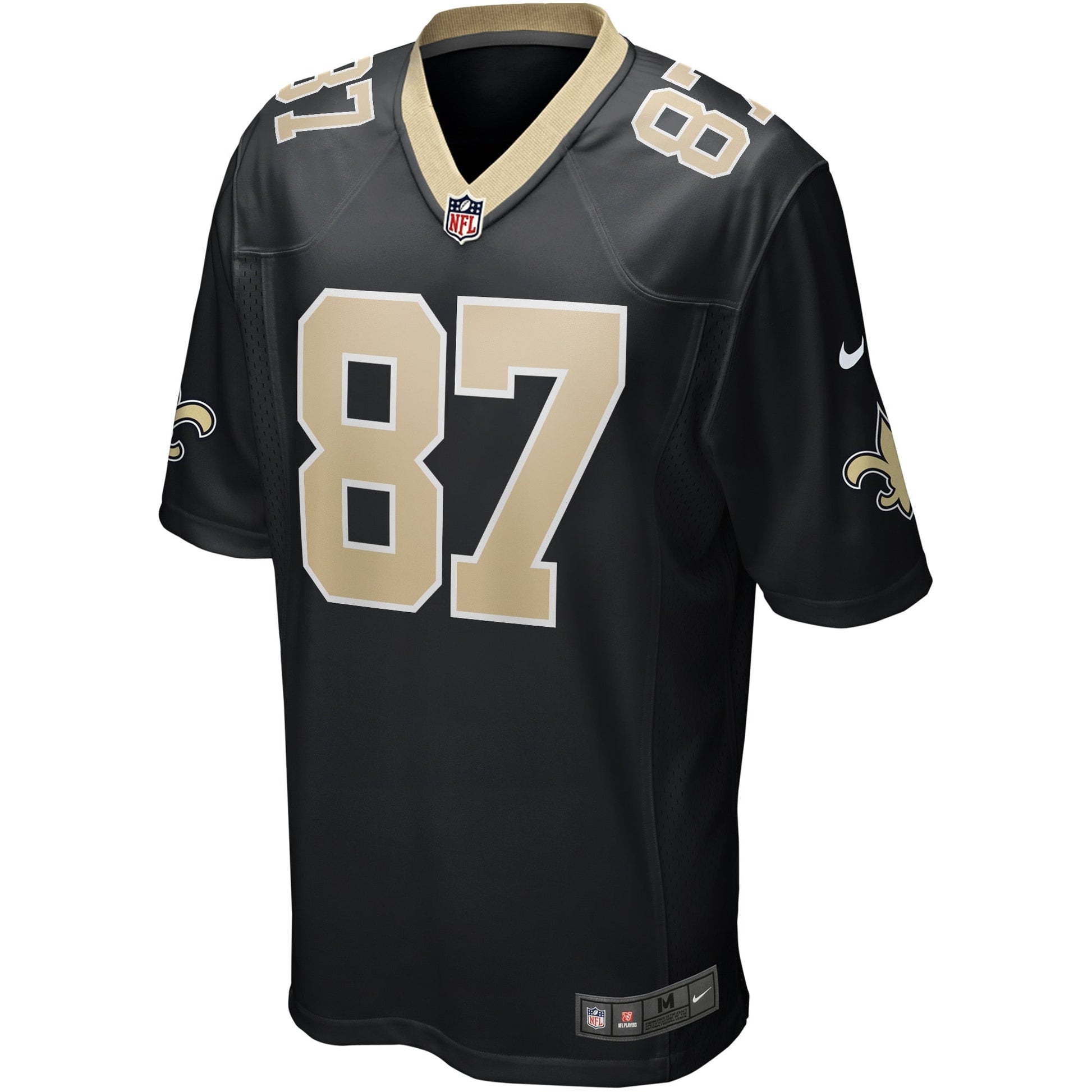 Joe Horn New Orleans Saints Nike Game Retired Jersey - Black football jersey product view 2