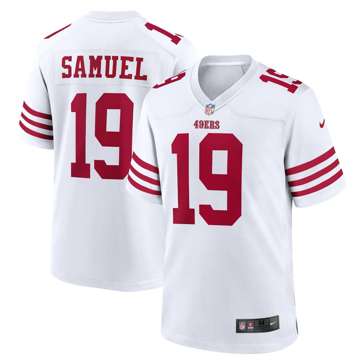 Deebo Samuel San Francisco 49ers Nike Game Jersey - White football jersey product view 1