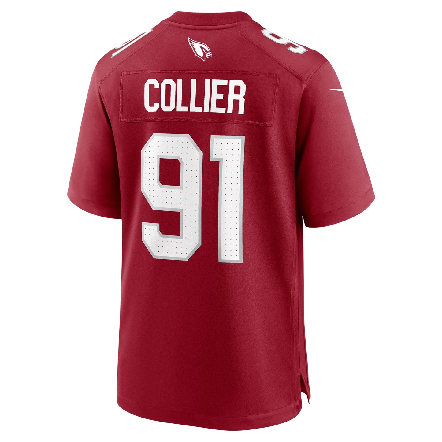 L.J. Collier Arizona Cardinals Nike Team Game Jersey - Cardinal football jersey product view 3