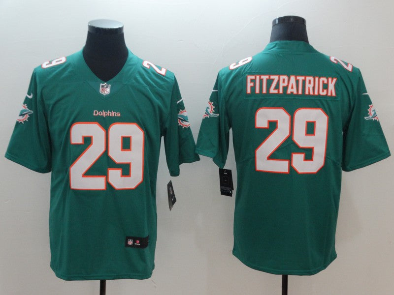 Men's Miami Dolphins Ryan Fitzpatrick #29 Green Game Jersey1 football jersey product view 1
