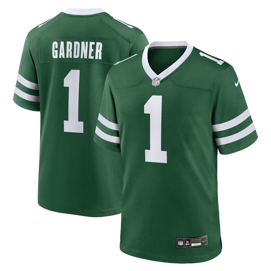 Ahmad Sauce Gardner New York Jets 2024 Jersey football jersey product view 1