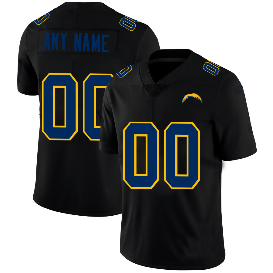 Custom1 Los Angeles Chargers Football Jerseys Black American Stitched Name And Number Size S to 6XL Christmas Birthday Gift football jersey product view 1