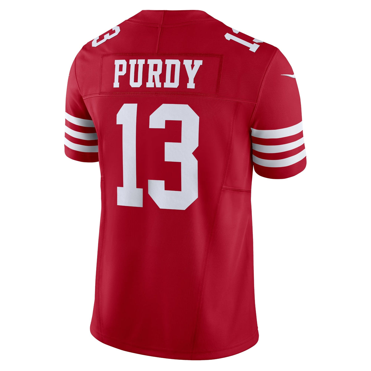 Brock Purdy San Francisco 49ers Nike Vapor F.U.S.E. Limited Jersey - Scarlet football jersey product view 3