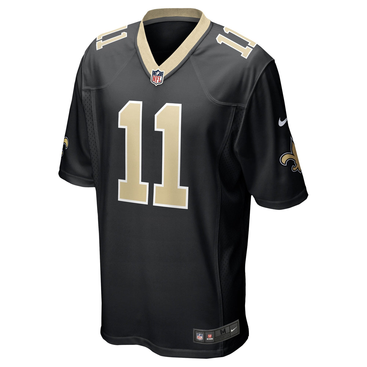 Cameron Dantzler Sr New Orleans Saints Nike Game Jersey - Black football jersey product view 2